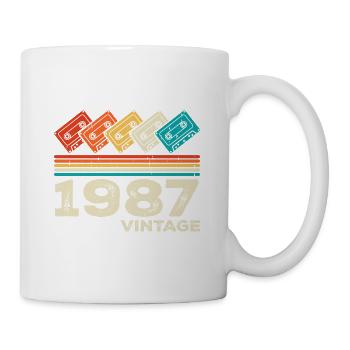Legendary Since 1987 Vintage Retro Anniversary - Mug - white - Right