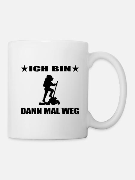 Wandern - Tasse - Weiß