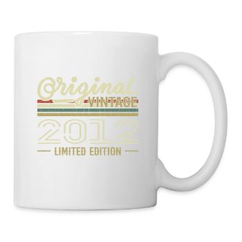 2012 Anniversaire Rétro 2012 Original 2012 Vintage - Mug blanc - blanc - Droite