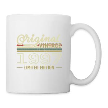 1997 Retro Anniversary 1997 Original 1997 Vintage - Mug - white - Right