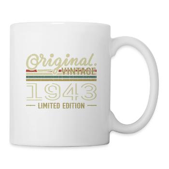 1943 Retro Birthday 1943 Original 1943 Vintage - Mug - white - Right