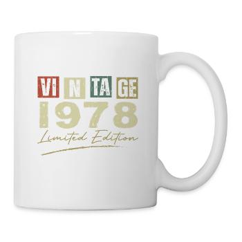 Vintage 1978 Original 1978 Anniversary Gift - Mug - white - Right