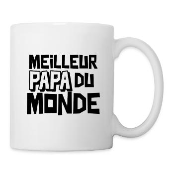 Meilleur papa du monde - Mug blanc - blanc - Droite