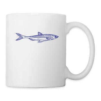 Poisson - Mug blanc - blanc - Droite