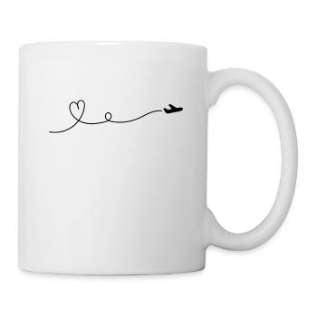 Airplane Smybol - Mug - white - Right