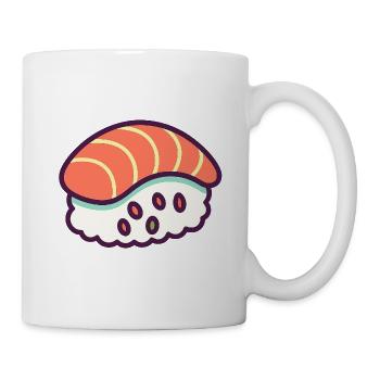 Nigiri Pop Art Saumon sur Riz - Mug blanc - blanc - Droite