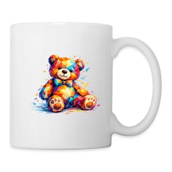 Colorful Geometric Bear - Mug - white - Right