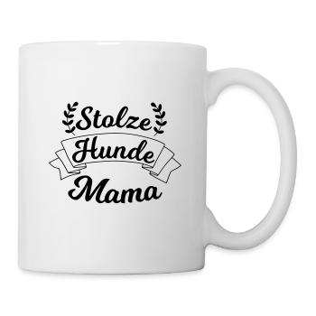 Stolze Hundemama - Tasse - Weiß - Rechts