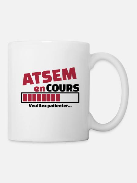 atsem en cours - Mug blanc - blanc