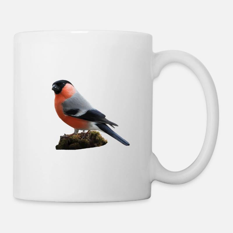 bouvreuil - Mug blanc - blanc
