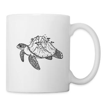 TURTLE ISLAND - Tasse - Weiß - Rechts