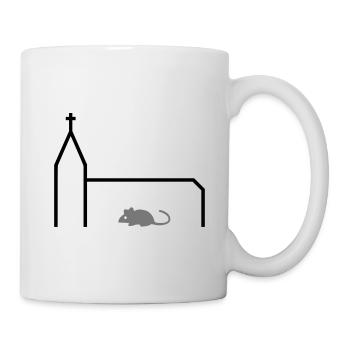 ★ Design colors changeable ★ Church mouse Church mouse - Mug - white - Right