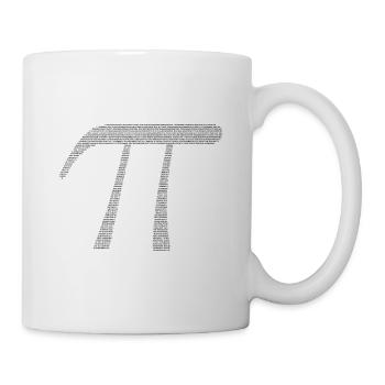 Funny math pi physicist math gift - Mug - white - Right