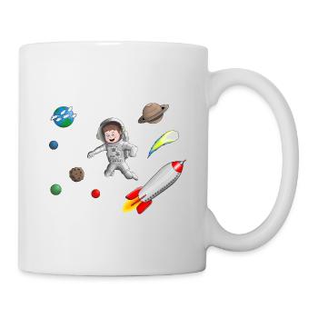 Space - Garçon astronaute - Mug blanc - blanc - Droite