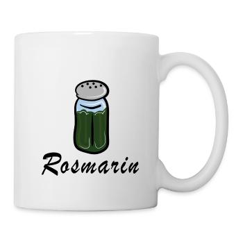 Rosmarin Gewürzstreuer - Tasse - Weiß - Rechts
