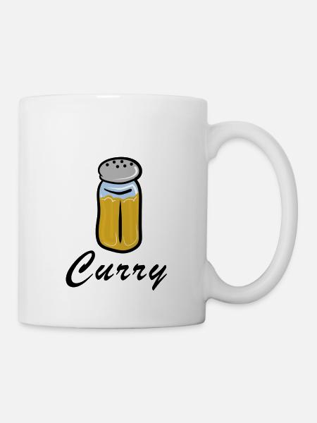 Curry Streuer - Tasse - Weiß