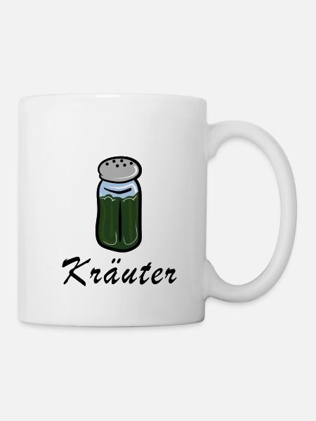 Kräuterstreuer - Tasse - Weiß
