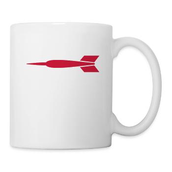 Dartpfeil - Tasse - Weiß - Rechts