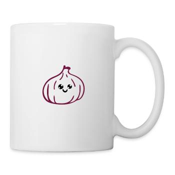 Knoblauch - Tasse - Weiß - Rechts