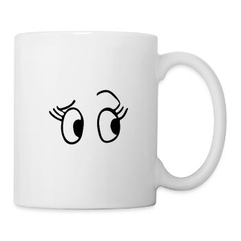 yeux - Mug blanc - blanc - Droite