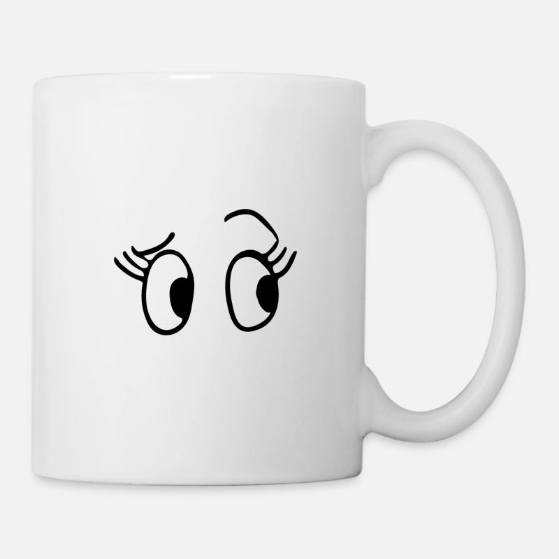 Augen - Tasse - Weiß