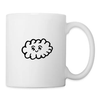 Wolke - Tasse - Weiß - Rechts