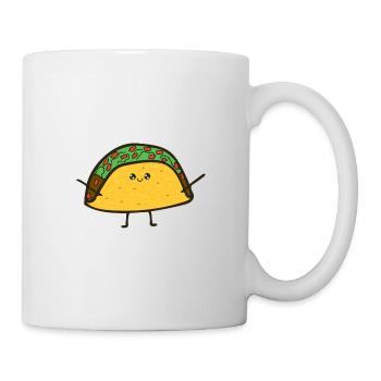 Taco eating mexico - Mug - white - Right
