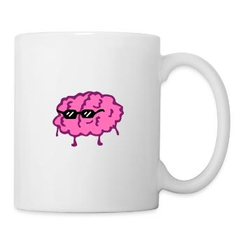 Cerveau - drôle - Mug blanc - blanc - Droite