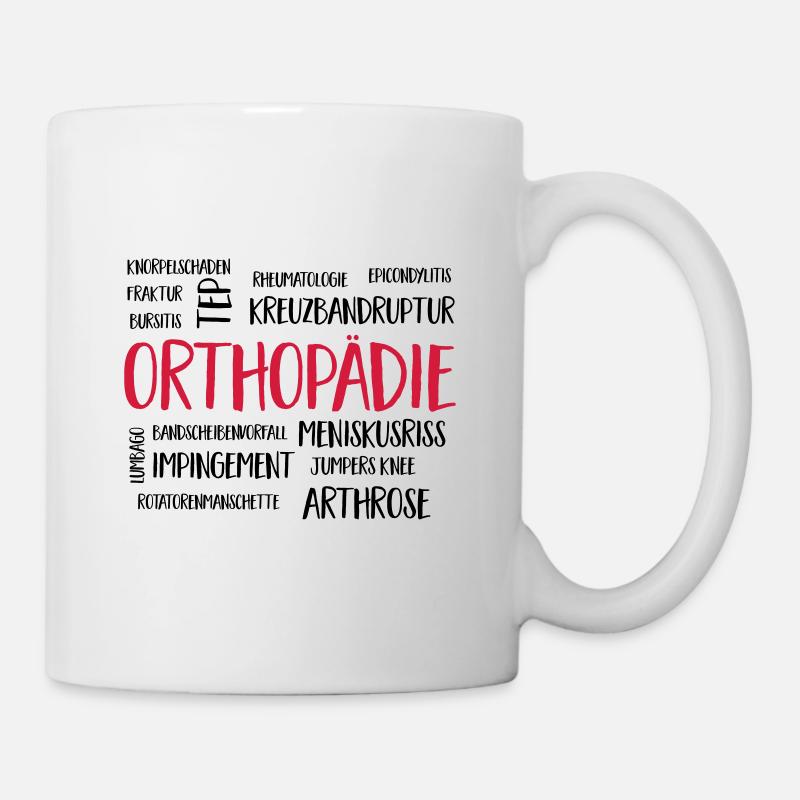 orthopädiewolke - Tasse - Weiß