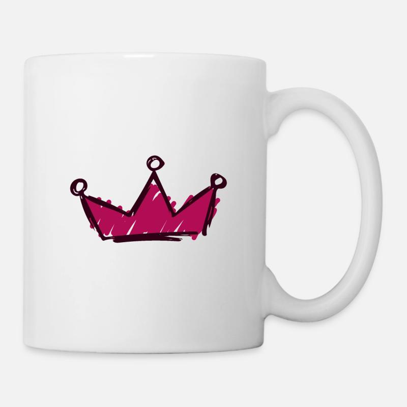 Krone - Tasse - Weiß
