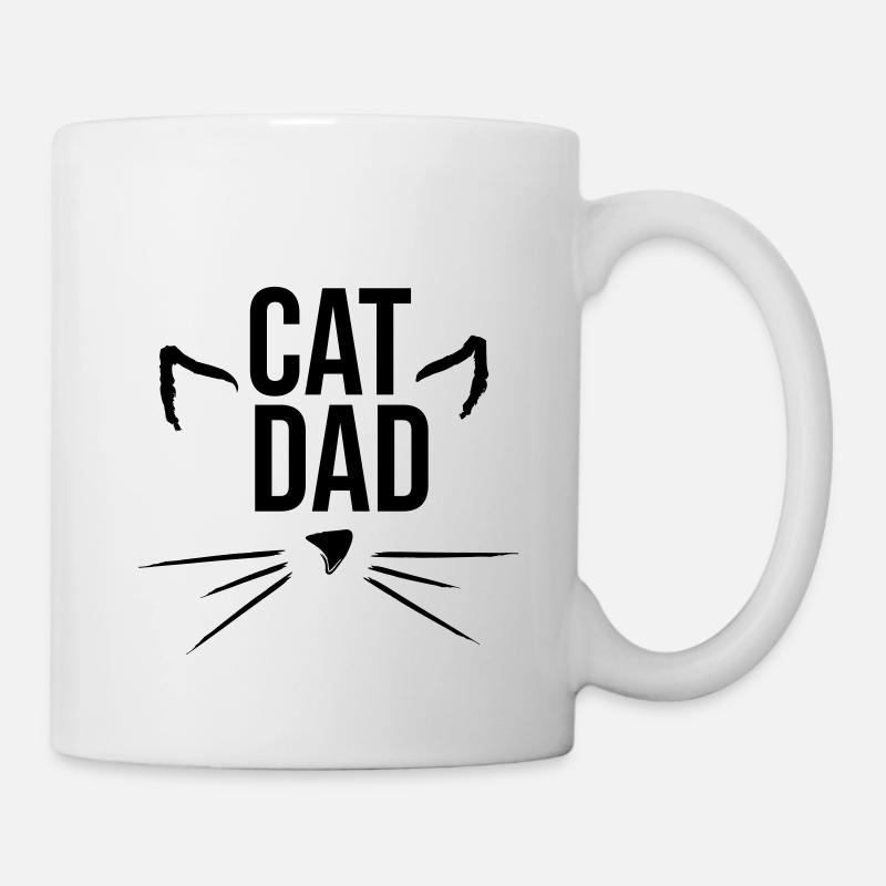 Cat Dad - Tasse - Weiß