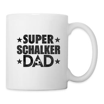Super Schalker Dad Vatertags Geschenkidee - Tasse - Weiß - Rechts