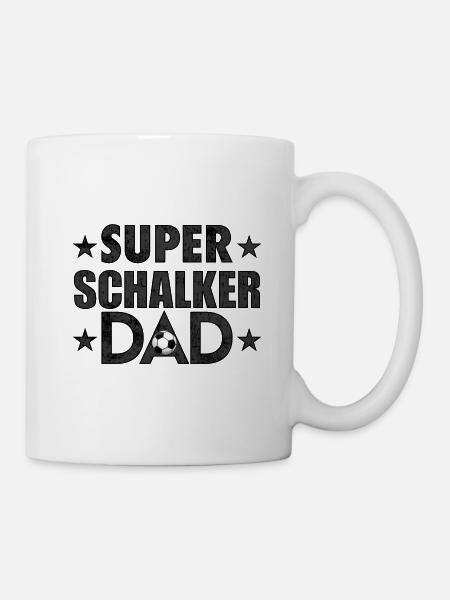 Super Schalker Dad Vatertags Geschenkidee - Tasse - Weiß