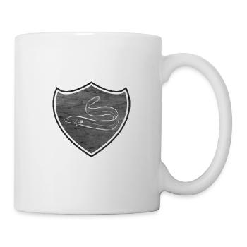 Aal Angeln Wappen - Tasse - Weiß - Rechts