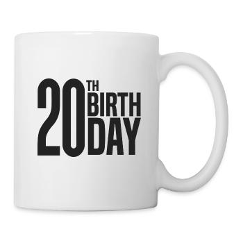 20th Birthday - Mug - white - Right
