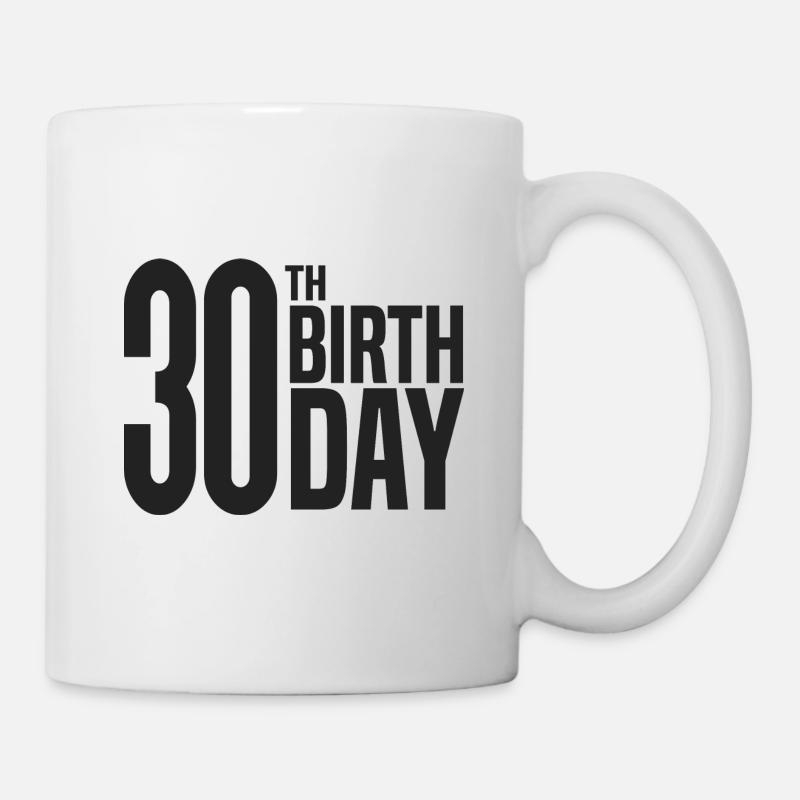 30th Birthday - Mug - white