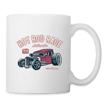 HOTROD HOT ROD RETRO VINTAGE HOTRODS MUSCLE MOTIF - Mug - white - Right