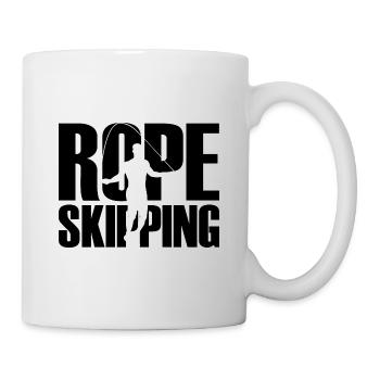 Jumping Rope Graphic Rope Jumping Rope Skipping Si - Tasse - Weiß - Rechts