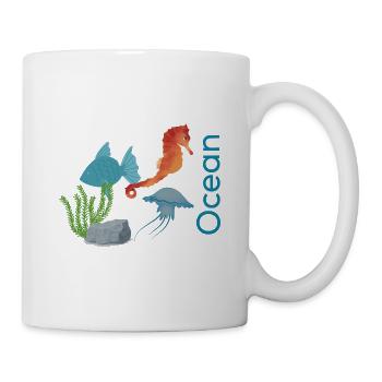 Ocean - Tasse - Weiß - Rechts