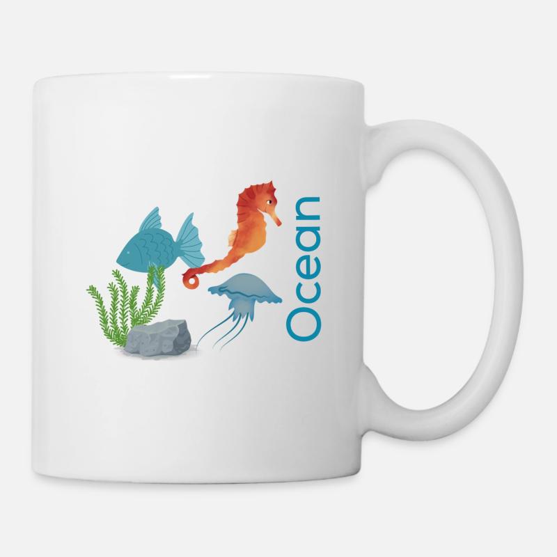 Ocean - Tasse - Weiß