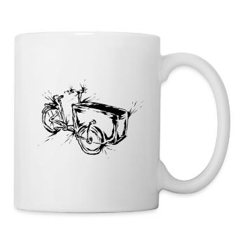 Cargo bike - Mug - white - Right