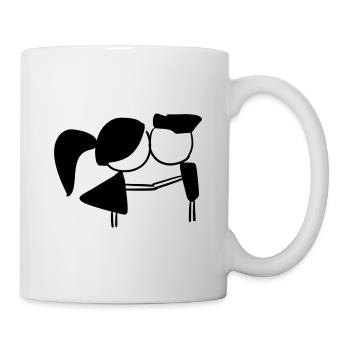 Couple Symbol Dear Man Woman - Mug - white - Right