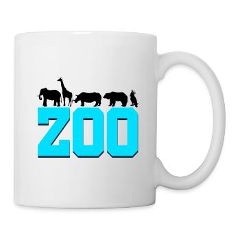Retro Graphic Animal Keeper Zoo Keeper Animal Love - Tasse - Weiß - Rechts