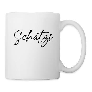 Schatzi - Mug blanc - blanc - Droite