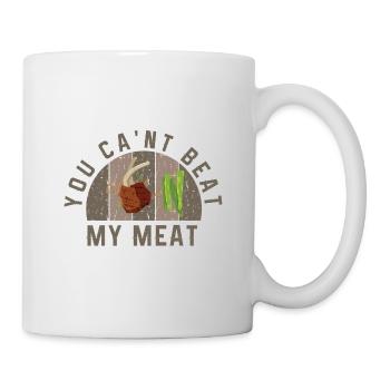 Lustiger Grill-Spruch I Grillen Motiv - Tasse - Weiß - Rechts