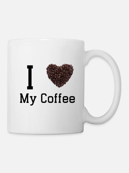 I love my Coffee - Mug - white