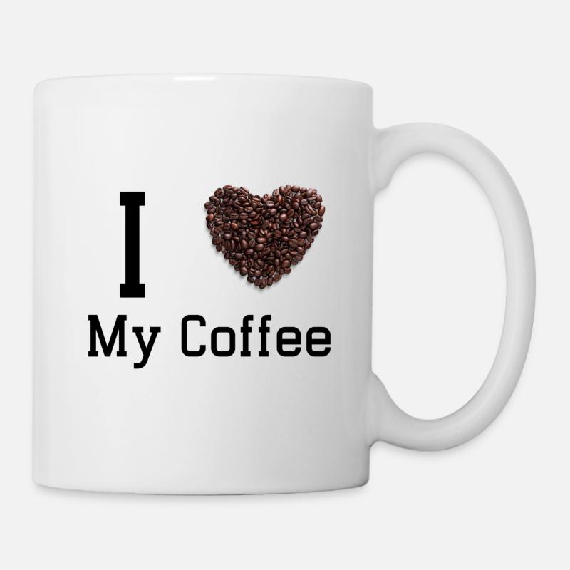 I love my Coffee - Mug - white