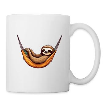 Lazy Sloth Hammock - Mug - white - Right