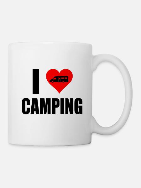 camping - Tasse - Weiß