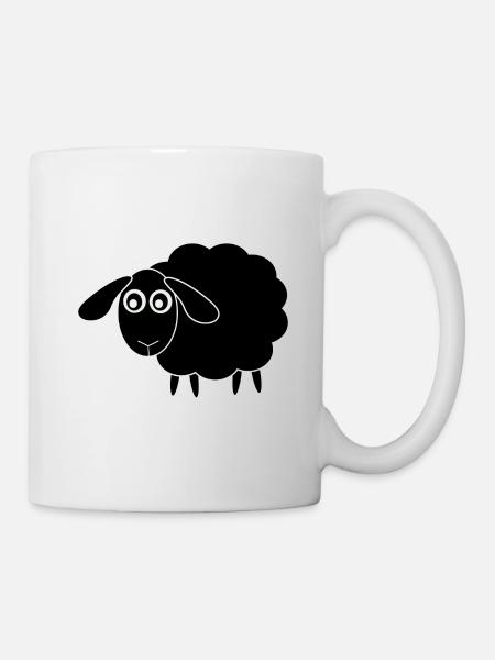 black sheep - Mug - white